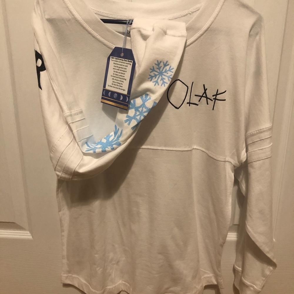 Adult XS Olaf spirit Jersey NWT